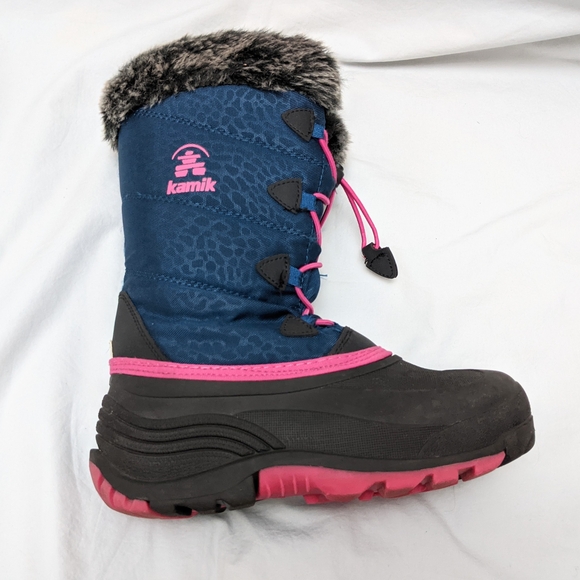 Kamik Girls SnowGypsy 3 Insulated Winter Boot Size 5 - Picture 5 of 11